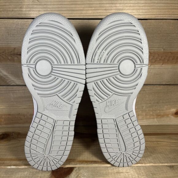 NEW Size 3.5Y Nike Dunk High Athletic Smoke Club Grey Red White Shoes DH9750-001 - Picture 8 of 9